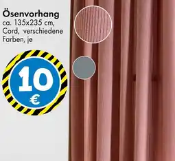 TEDi Ösenvorhang Angebot