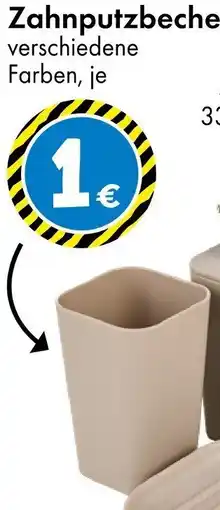 TEDi Zahnputzbecher Angebot