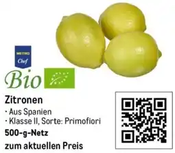 METRO METRO Chef Bio Zitronen Angebot