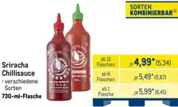 METRO Sriracha Chillisauce Angebot