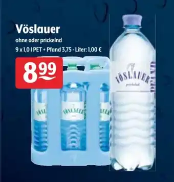 Getränke Hoffmann Vöslauer 9x1L Angebot