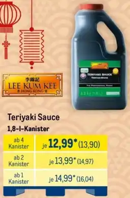 METRO Teriyaki Sauce Angebot