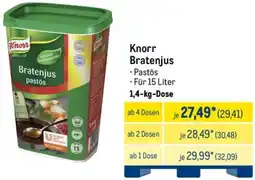 METRO Knorr Bratenjus Angebot