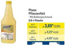 METRO Phase Pflanzenfett Angebot