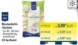 METRO METRO Chef Blumenkohlröschen Angebot