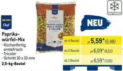 METRO METRO Chef Paprikawürfel-Mix Angebot