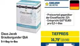 METRO Claus Jacob Grauburgunder QbA Angebot