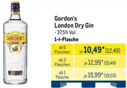 METRO Gordon's London Dry Gin Angebot