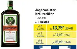 METRO Jägermeister Kräuterlikör Angebot