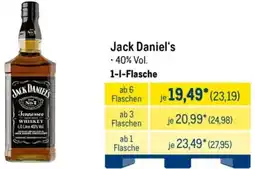 METRO Jack Daniel's Angebot