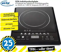 TEDi ELTA Induktionskochplatte Angebot