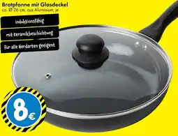 TEDi Bratpfanne mit Glasdeckel Angebot