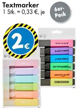 TEDi Textmarker Angebot