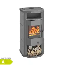 Netto Marken-Discount Wamsler Tyhra Naturstein Kaminofen mit Dauerbran-/Automatikfunktion Angebot