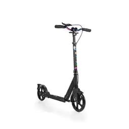 Netto Marken-Discount Byox Kinderroller Quick klappbar, Handbremse, Seitenständer, LED-Scheinwerfer schwarz Angebot