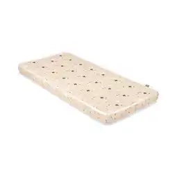 Netto Marken-Discount Kikkaboo Babybett Matratze Fantasia Stars 120 x 60 x 9 cm, Bezug aus Baumwolle beige Angebot