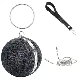 Netto Marken-Discount Julie Julsen Handbag Metall mit Zirkonia schwarz Angebot