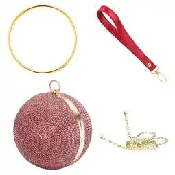 Netto Marken-Discount Julie Julsen Handbag Metall mit Zirkonia rot Angebot