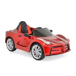 Netto Marken-Discount Moni Kinder Elektroauto Liberty, Fernbedienung EVA-Reifen Rücklichter Gurt MP3 rot Angebot