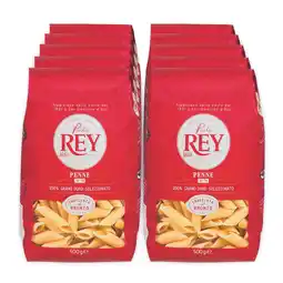 Netto Marken-Discount Pasta Rey Bronzepasta Penne Rigate 500 g, 10er Pack Angebot