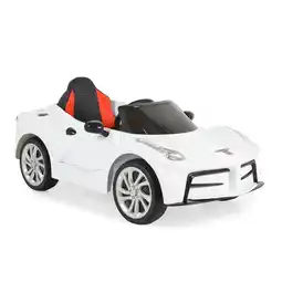 Netto Marken-Discount Moni Kinder Elektroauto Liberty, Fernbedienung EVA-Reifen Rücklichter Gurt MP3 weiß Angebot