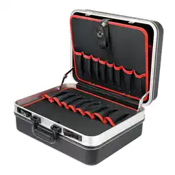 Netto Marken-Discount HMF 15601-02 Werkzeugkoffer leer, Werkzeugkiste groß aus ABS-Kunststoff, 47 x 40 x 22 cm Angebot