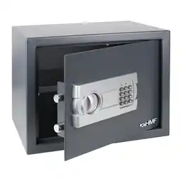 Netto Marken-Discount HMF Tresor mit Zahlenschloss, Möbeltresor, 38 x 30 x 30 cm, Anthrazit Angebot