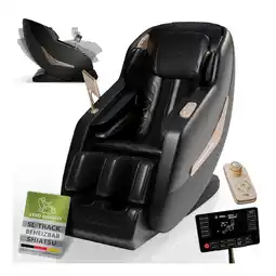 Netto Marken-Discount Juskys Massagesessel Paros mit Zero Gravity, Shiatsu, SL-Track & Wärmefunktion – Schwarz Angebot