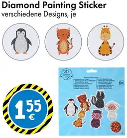 TEDi Diamond Painting Sticker Angebot