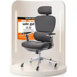 Netto Marken-Discount WINTONCOVE Merlin Bürostuhl Ergonomisch – Schwarz Angebot