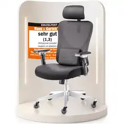 Netto Marken-Discount WINTONCOVE Lancelot Bürostuhl Ergonomisch – Schwarz Angebot