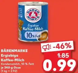 Kaufland BÄRENMARKE Ergiebige Kaffee-Milch Angebot