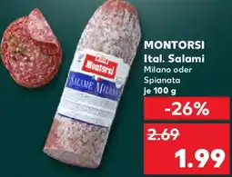 Kaufland MONTORSI Ital. Salami Angebot
