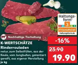 Kaufland K-WERTSCHÄTZE Rinderrouladen Angebot