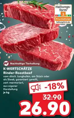 Kaufland K-WERTSCHÄTZE Rinder-Roastbeef Angebot