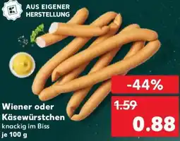Kaufland Wiener oder Käsewürstchen Angebot