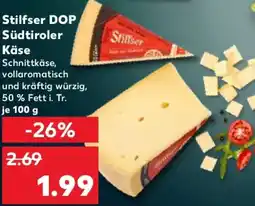Kaufland Stilfser DOP Südtiroler Käse Angebot