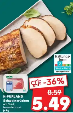 Kaufland K-PURLAND Schweinerücken Angebot