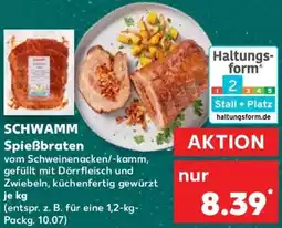 Kaufland SCHWAMM Spießbraten Angebot