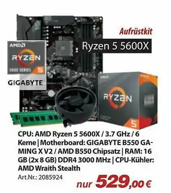 ACom PC Gigabyte Ryzen 5 5600x Cpu Angebot