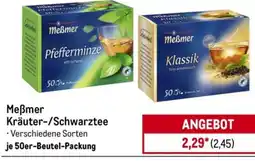 METRO Meẞmer Kräuter-/Schwarztee Angebot