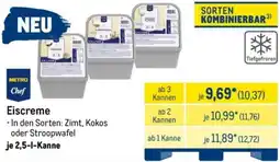 METRO METRO Chef Eiscreme Angebot