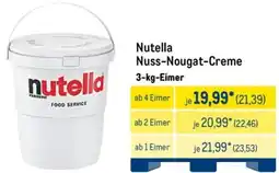METRO Nutella Nuss-Nougat-Creme Angebot