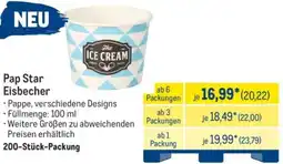 METRO Pap Star Eisbecher Angebot