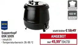 METRO METRO PROFESSIONAL Suppentopf GSK 1009 Angebot
