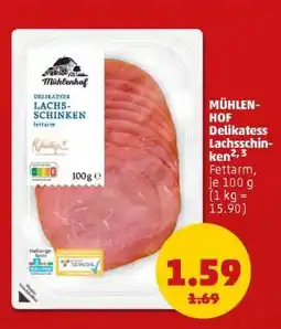 PENNY MÜHLENHOF Delikatess Lachsschinken Angebot