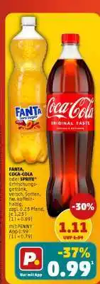 PENNY FANTA, COCA-COLA oder SPRITE Angebot