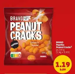 PENNY BRAVO Paprika Peanut Cracks² Angebot