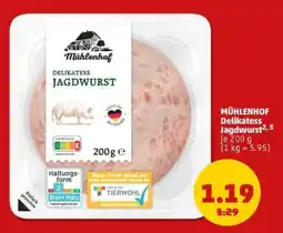 PENNY MÜHLENHOF Delikatess Jagdwurst Angebot