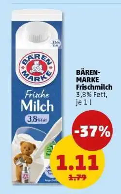 PENNY BÄREN-MARKE Frischmilch Angebot